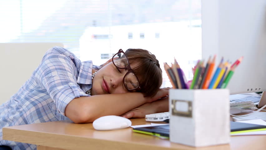 Image result for girl sleep in office