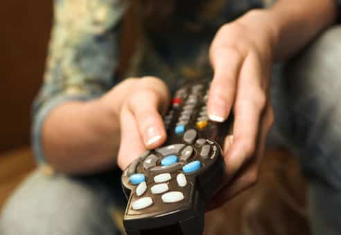 Image result for women turn off television