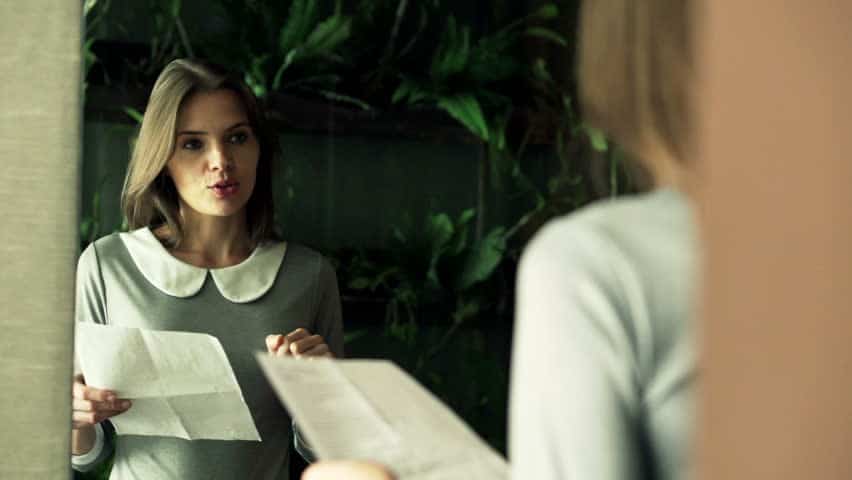 Image result for woman speech front of mirror