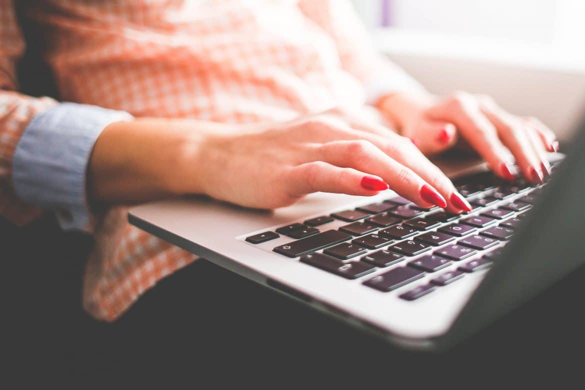 Image result for girl typing