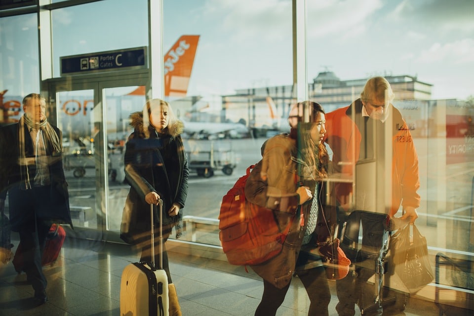 Airport, Travelers, Persons, Business, Flight, People