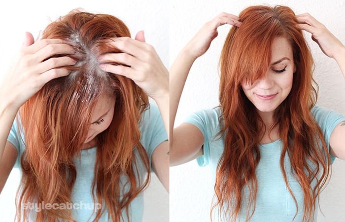 9. Rambut kaku dan mengeras setelah selesai disanggul? Atasi dengan bedak bayi