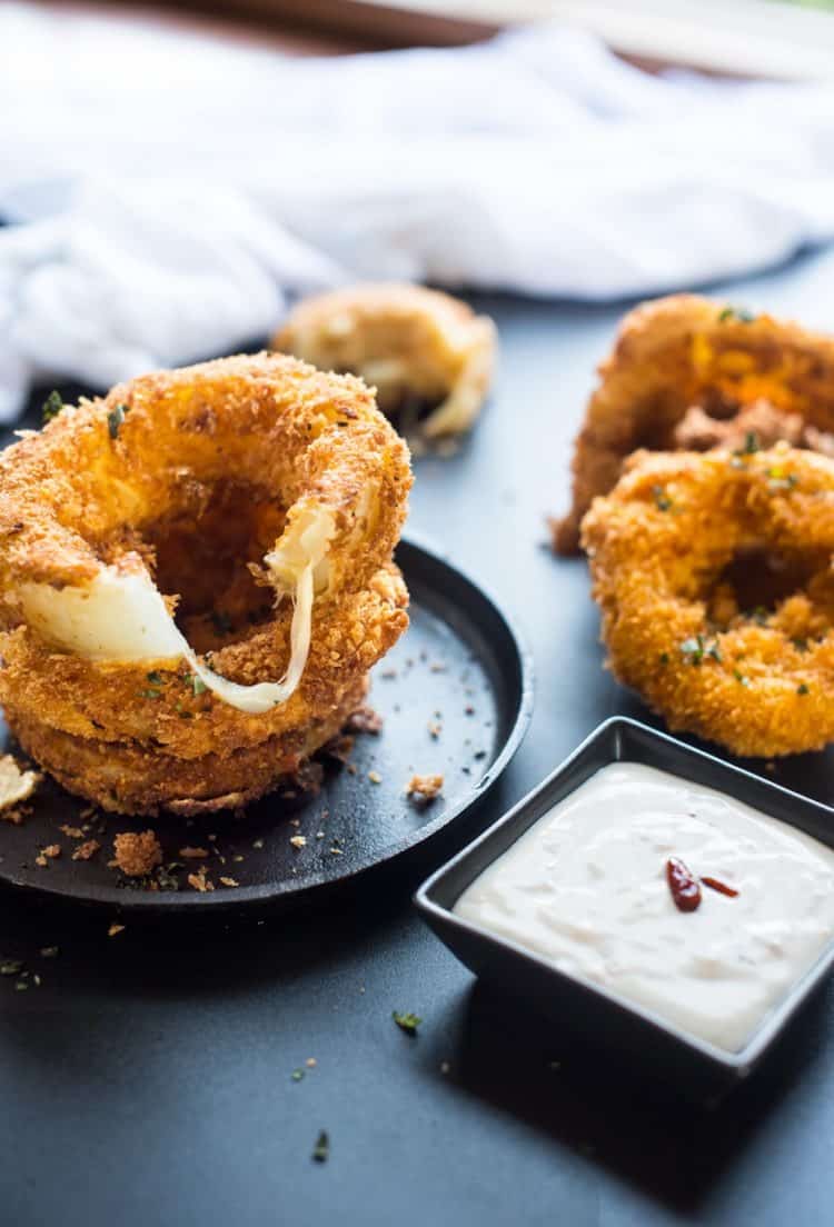 3. Onion Rings Rasa Keju