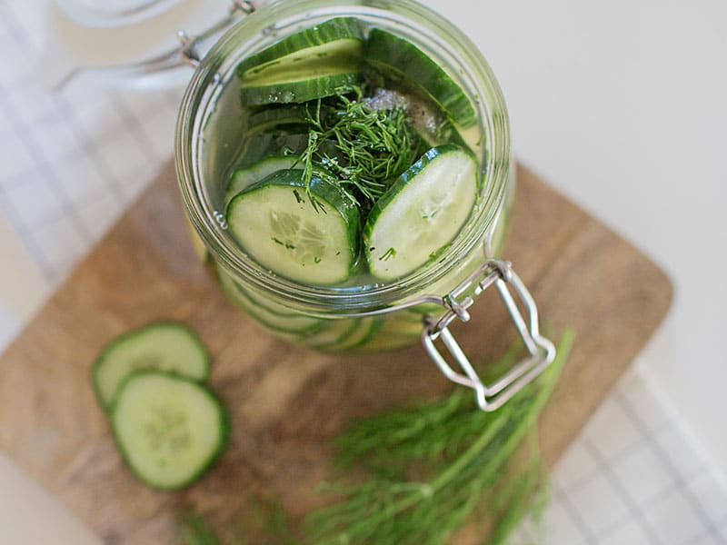 4. Syltede Agurker, Salad Timun dari Copenhagen, Denmark