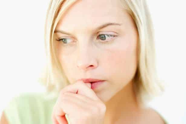 Image result for woman nervous