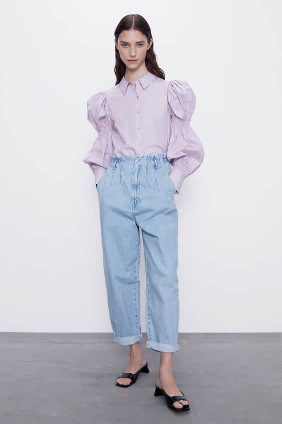gaya baggy jeans